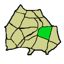 Location of Bost-Jameson Arrival District