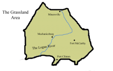Location of The Grassland Area